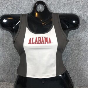 Alabama Crimson Tide Tank‎ Top Womens M Black NCAA ZooZatz